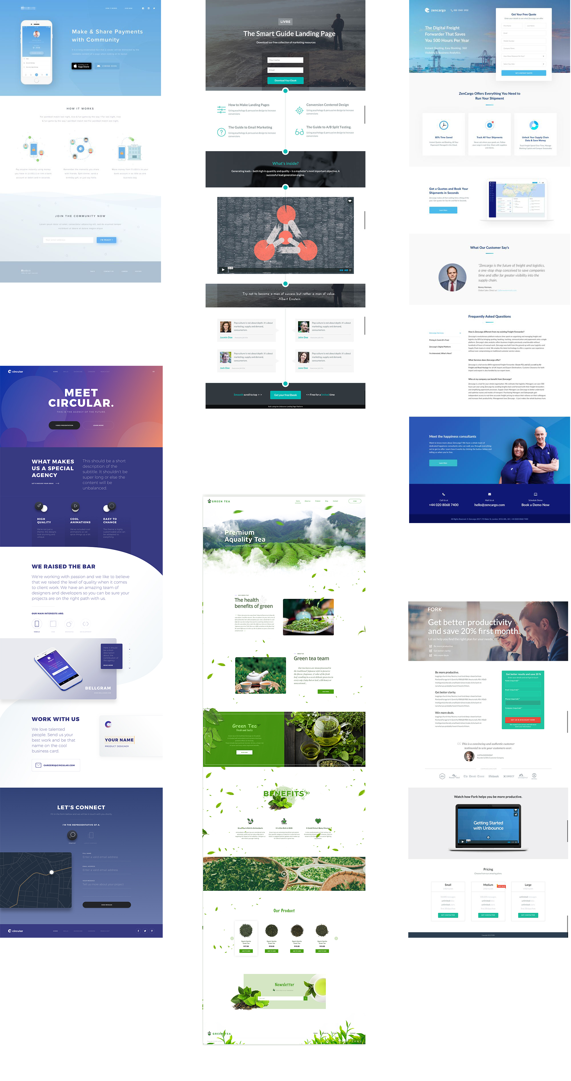 composicion-ejemplos-landing-page