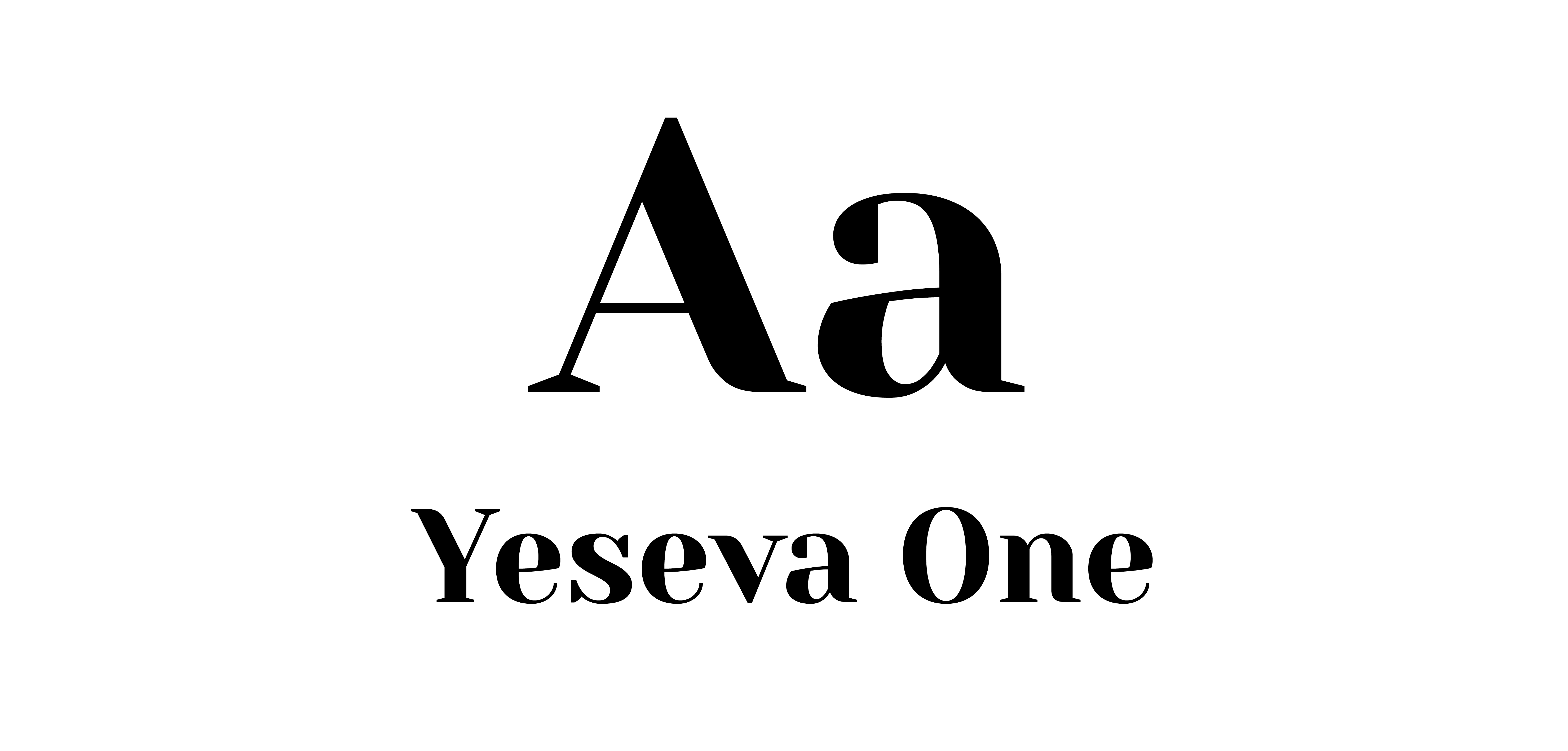 yeseva-font