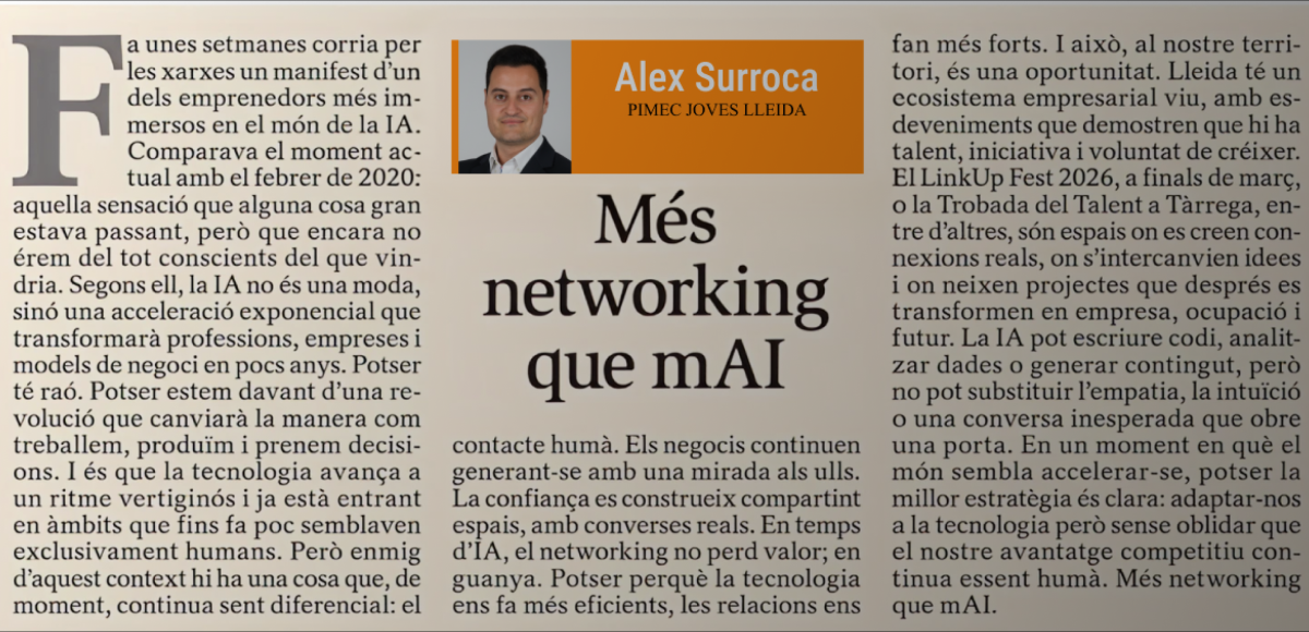 Més networking que mAI